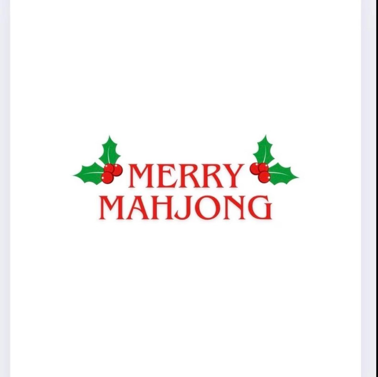 Peachy Mahjong Merry Mahj Coined Napkin