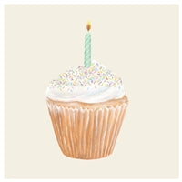 Hester & Cook Birthday Cupcake Cocktail Napkin