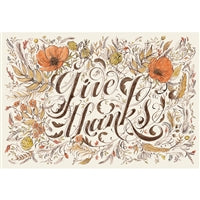 Hester & Cook Give Thanks Placemat