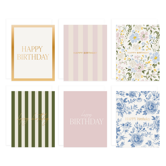 Assorted Happy Birthday Boxed Card Set