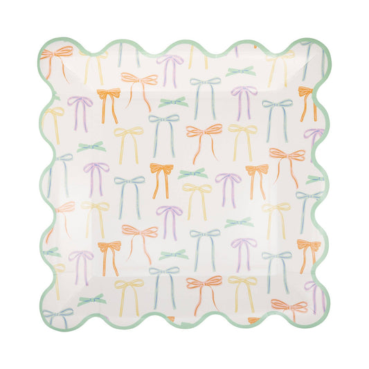 PLPL2165 - Spring Bow Plate Paper Plate (8ct)