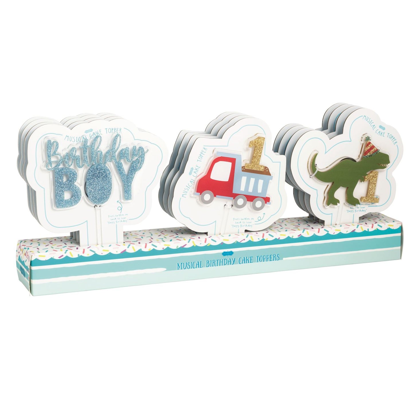 Mud Pie Boy Musical Birthday Topper