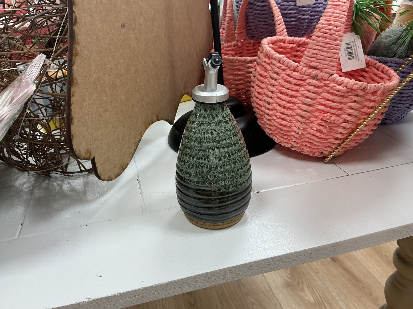 Oil Dispenser Mottled Green