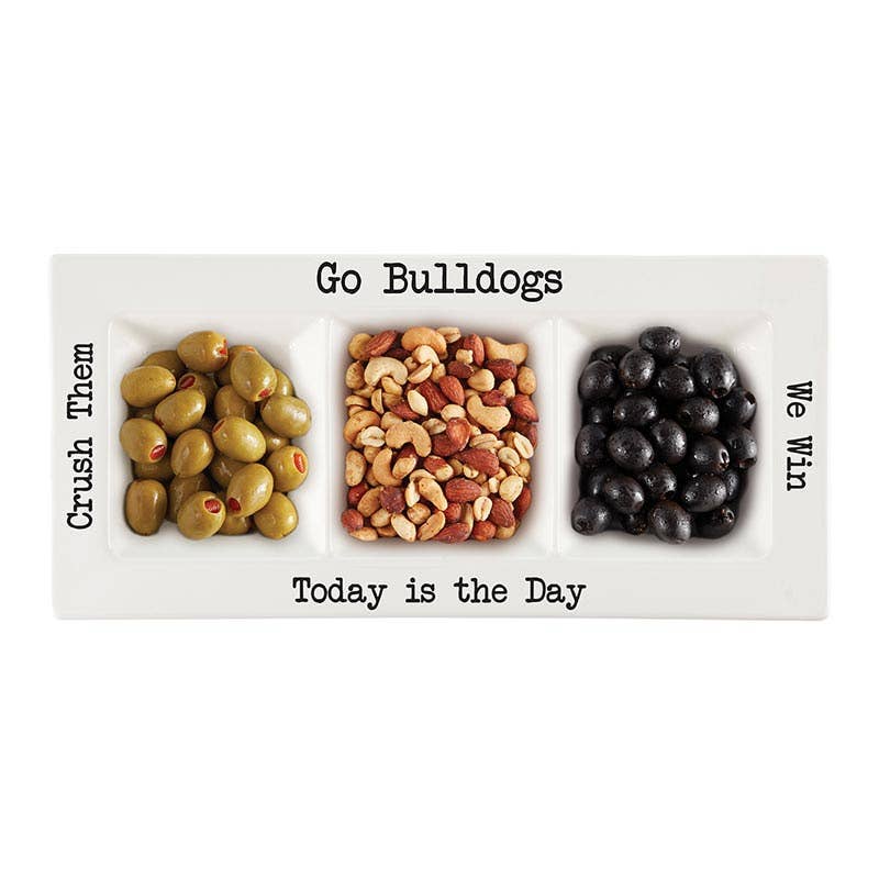 Bulldogs Condiment Platters