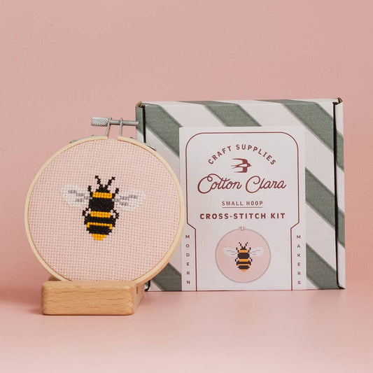Beginner Bumble Bee Cross Stitch Kit