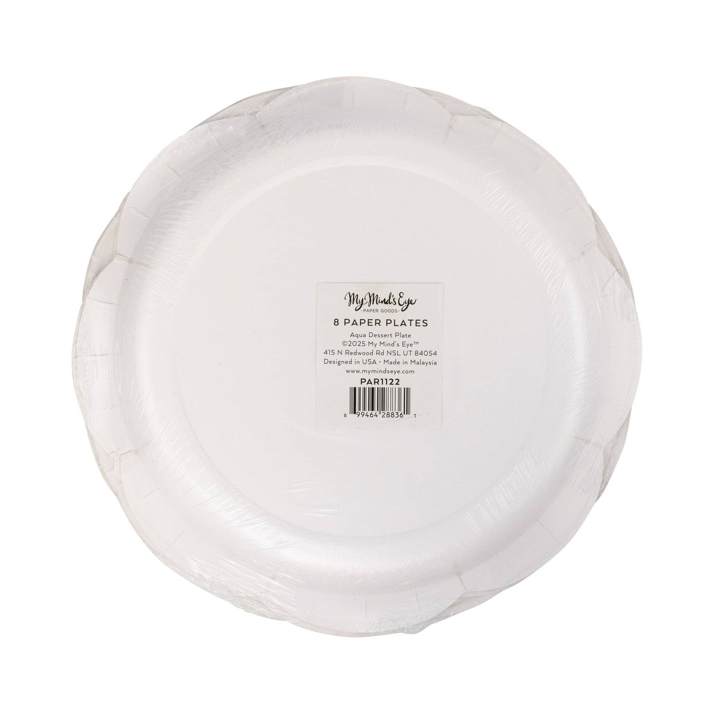 PAR1122 - Aqua Dessert 8" Plate