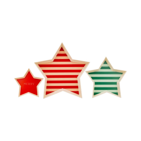 Merry + Joy Star Bamboo Set