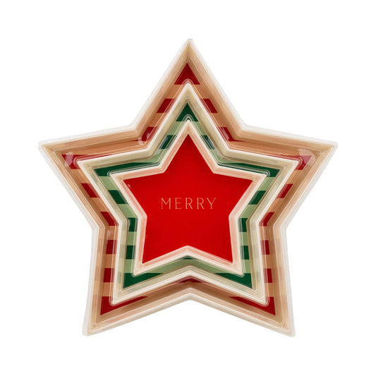 Merry + Joy Star Bamboo Set