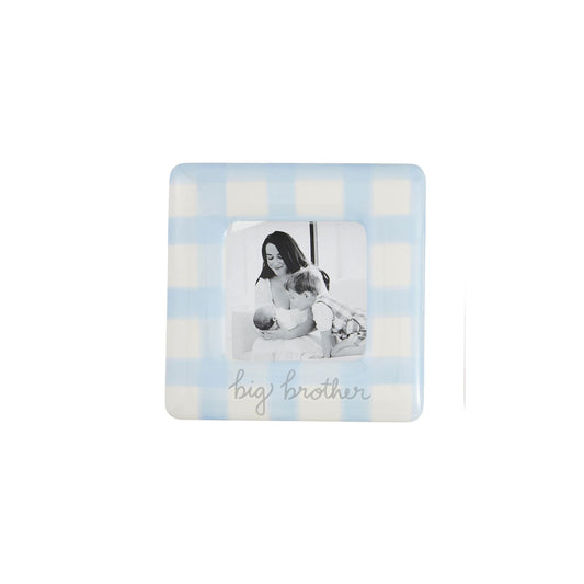 Mud Pie Gingham Big Bro Frame