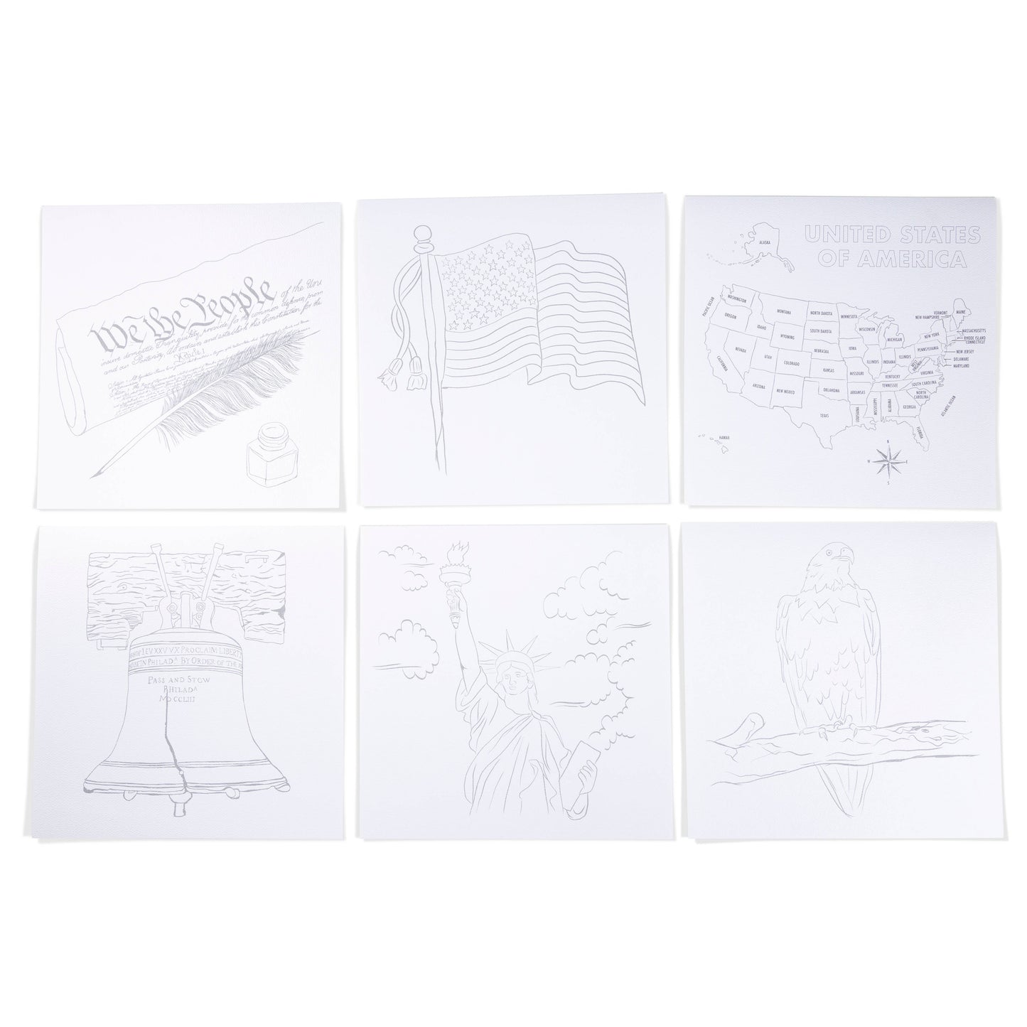 Luxe Watercolor Kit | United States of America