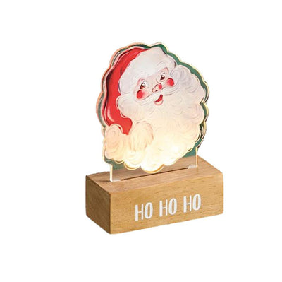 Mud Pie Christmas Acrylic Light-Up Sitters