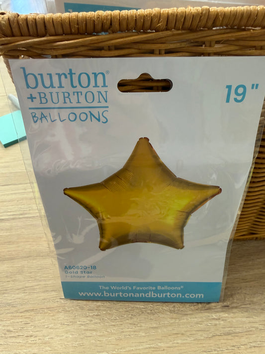 Gold Star Balloon