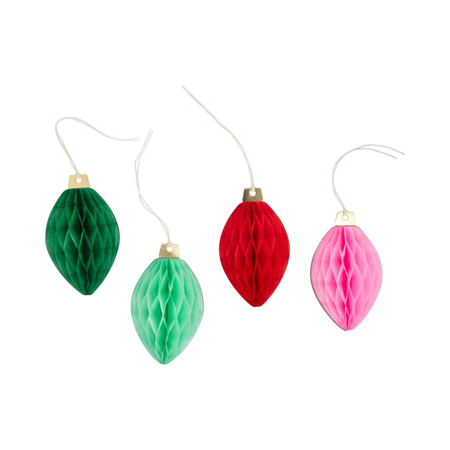 Honey Comb Light Bulb Tag Set