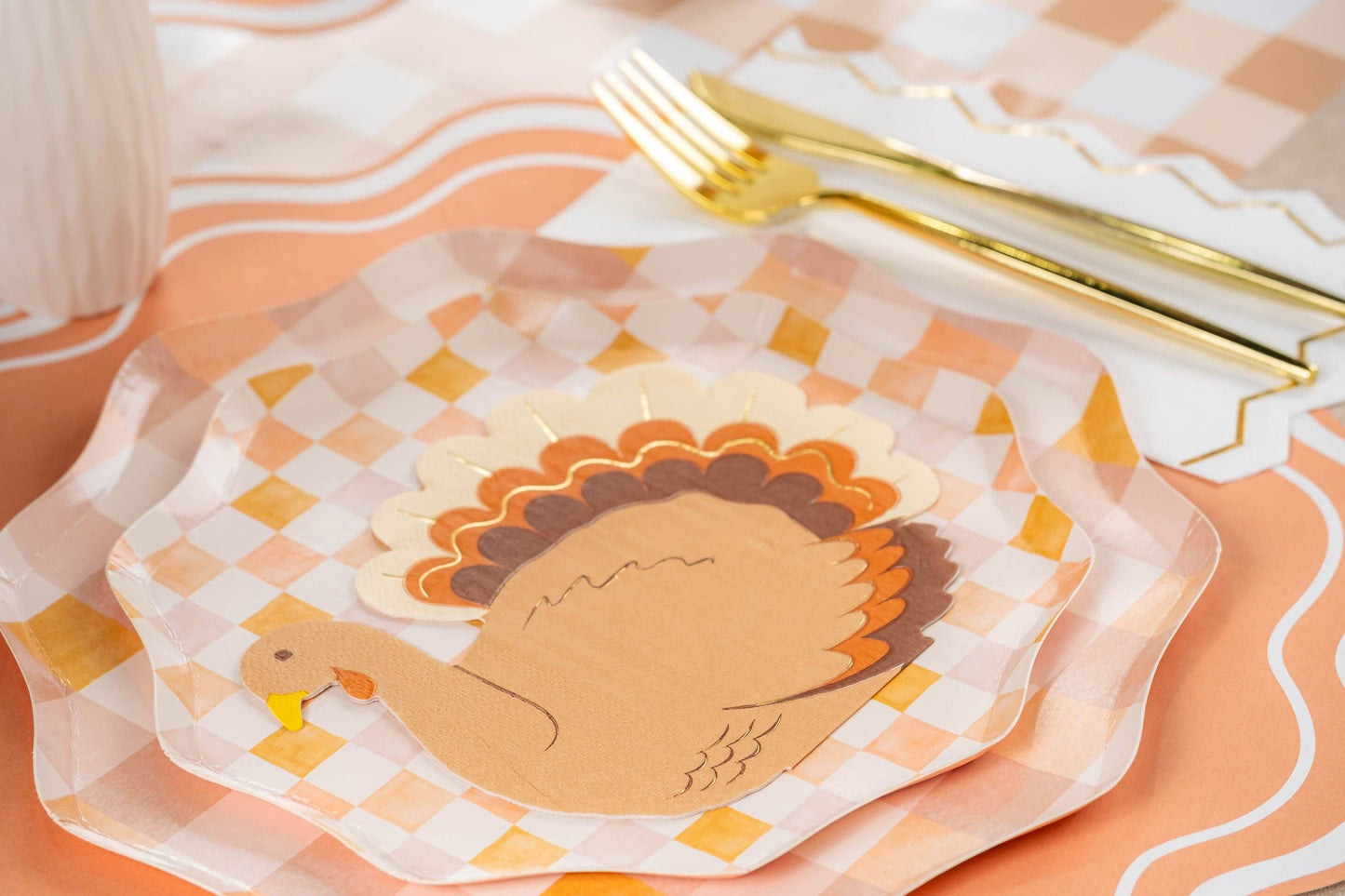 Harmony Plaid Dinner Plates
