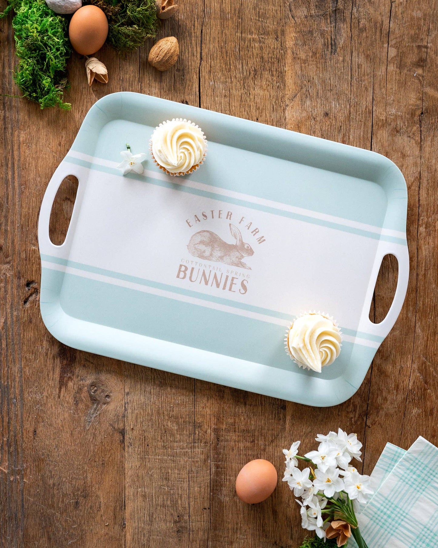 PLBT124A - Easter Farm Reusable Bamboo Tray