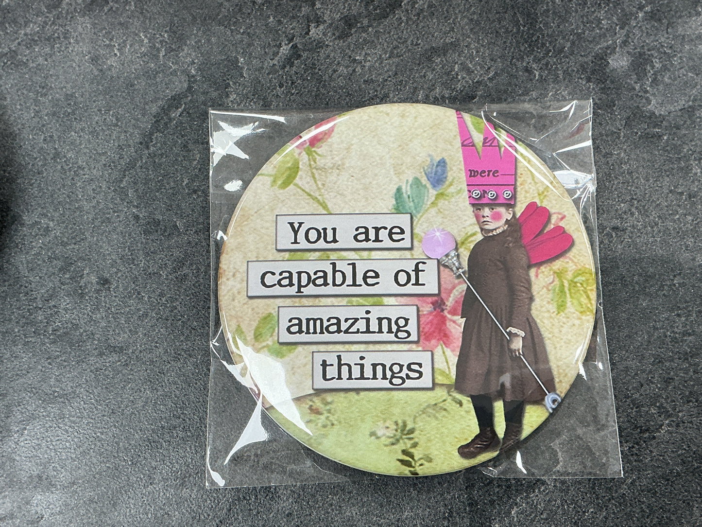You are capable pocket mirror