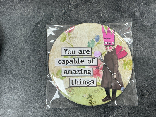 You are capable pocket mirror