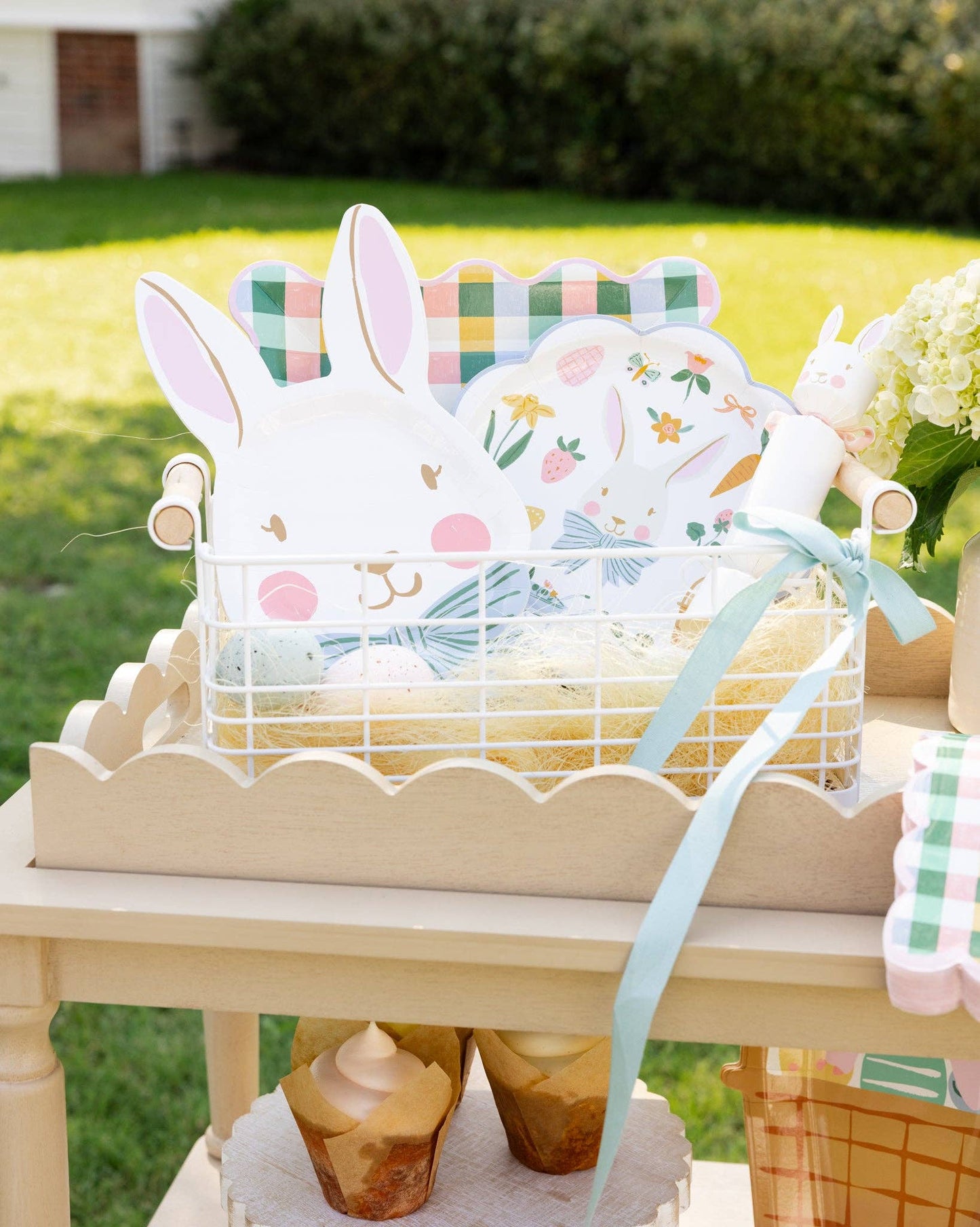 HOP1241 - Bunny Face Shaped Plate