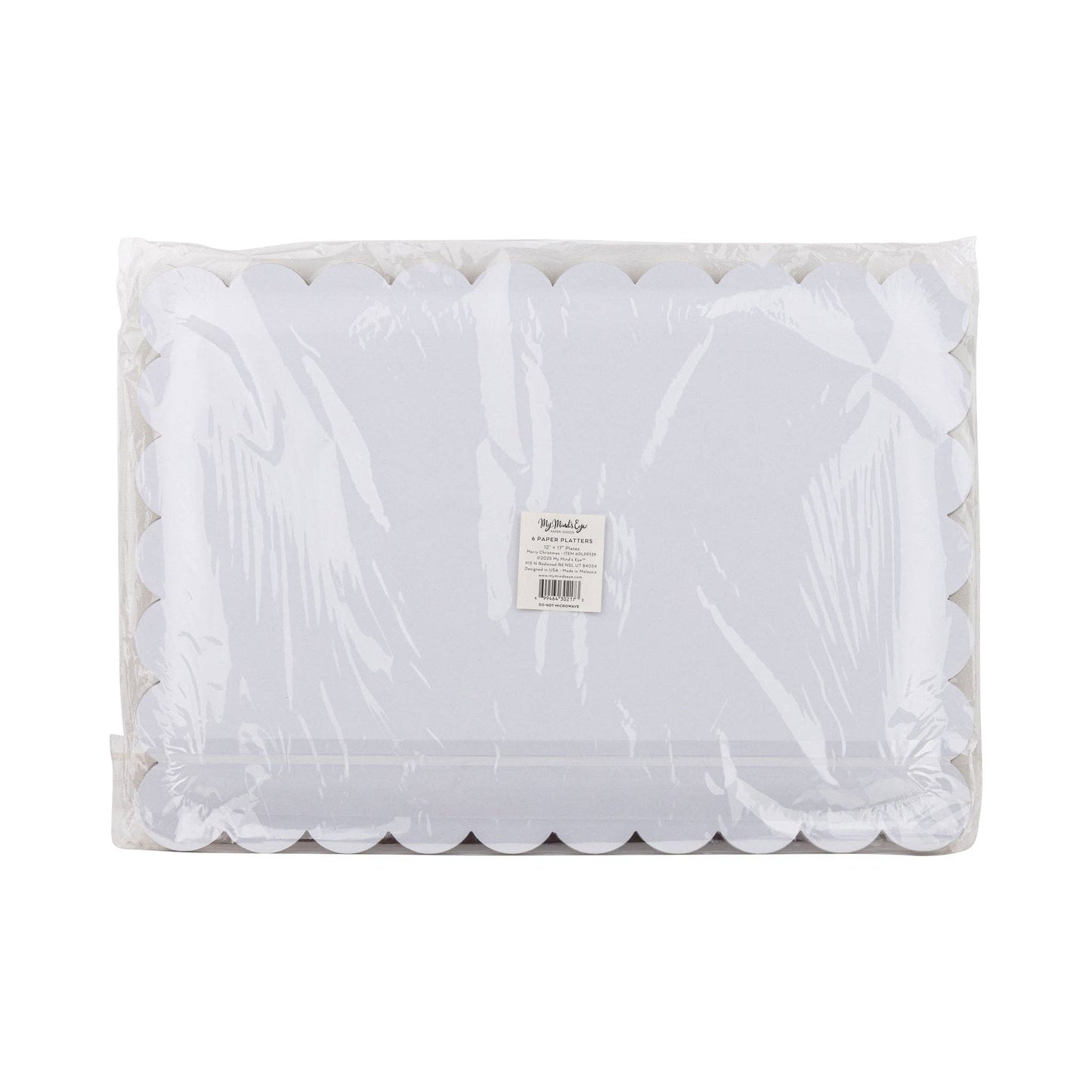 Merry Christmas Paper Platter