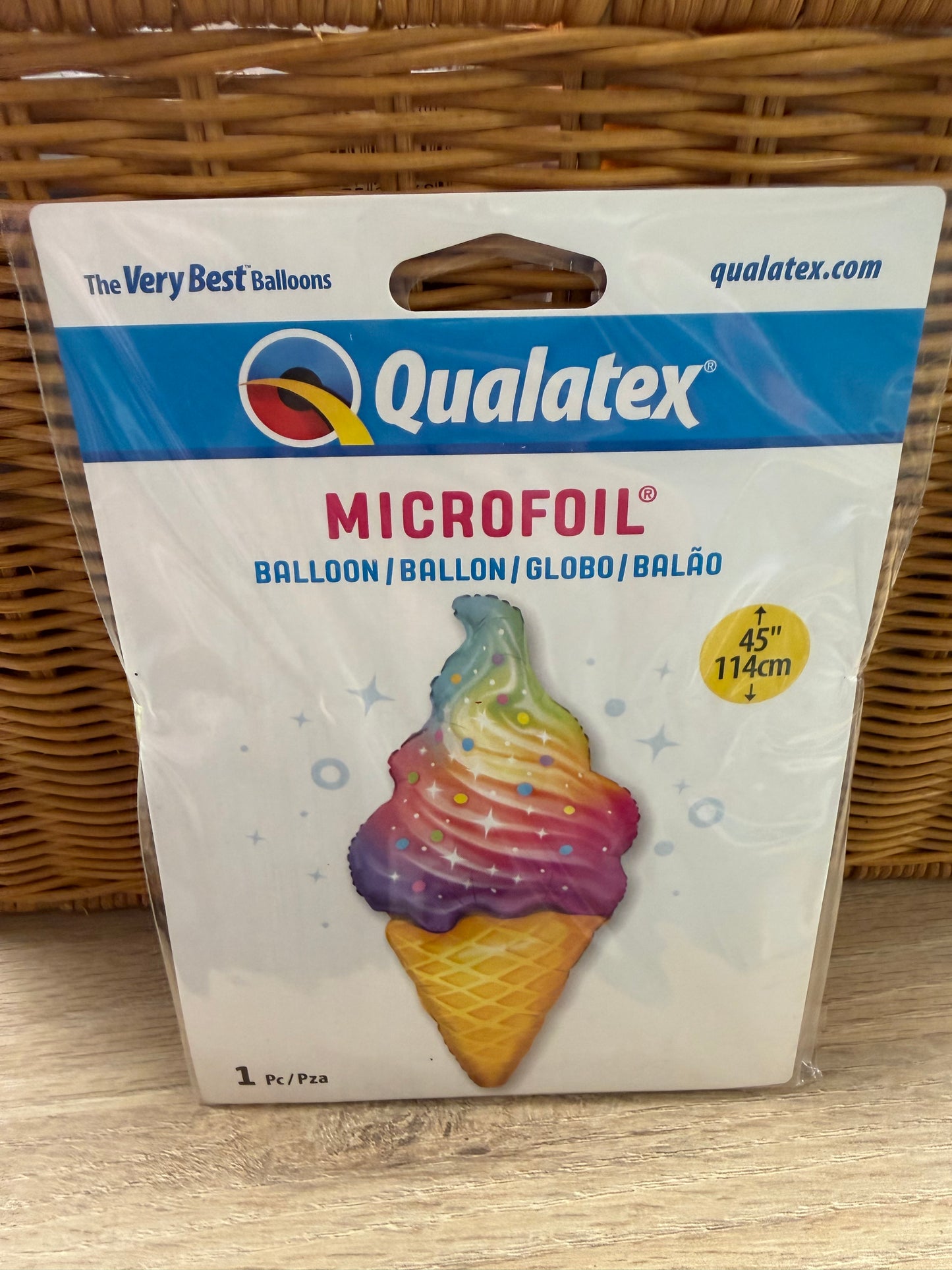 Ice Cream Foil Balloon