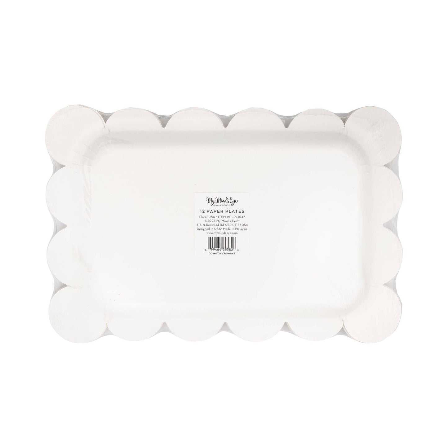 PLPL1047 - Floral USA Plate (8 ct)