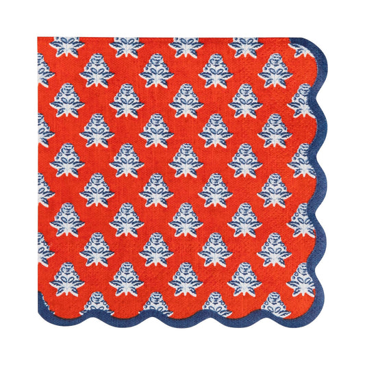 HAM1239 - Floral Paper Cocktail Napkin