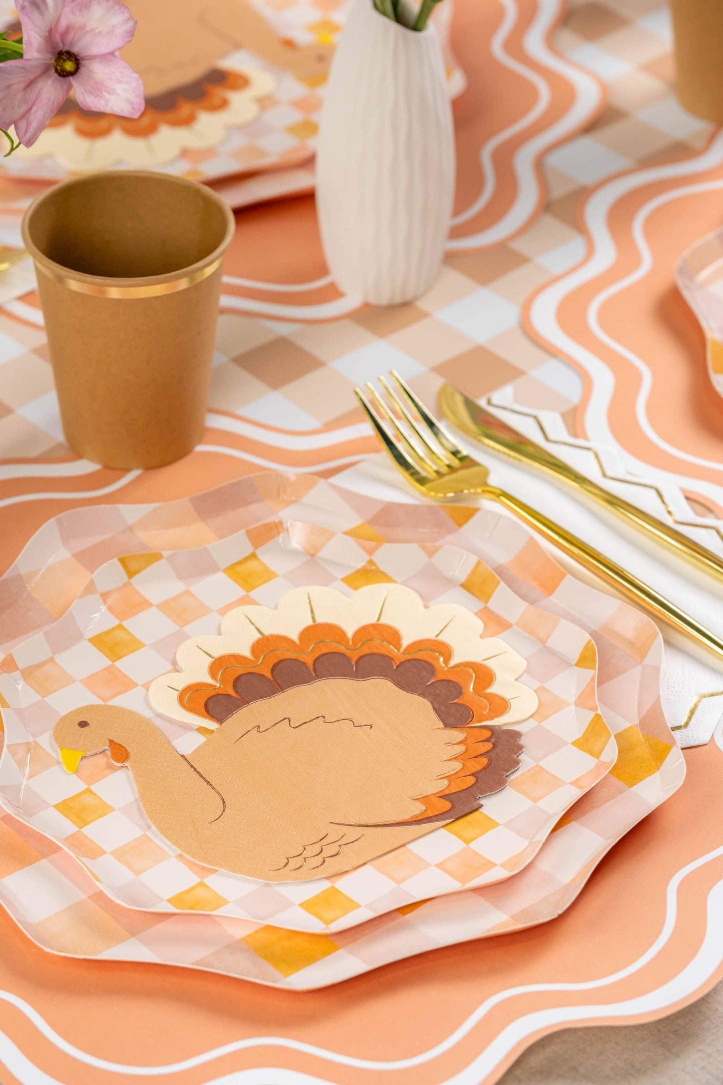 Harmony Plaid Dinner Plates