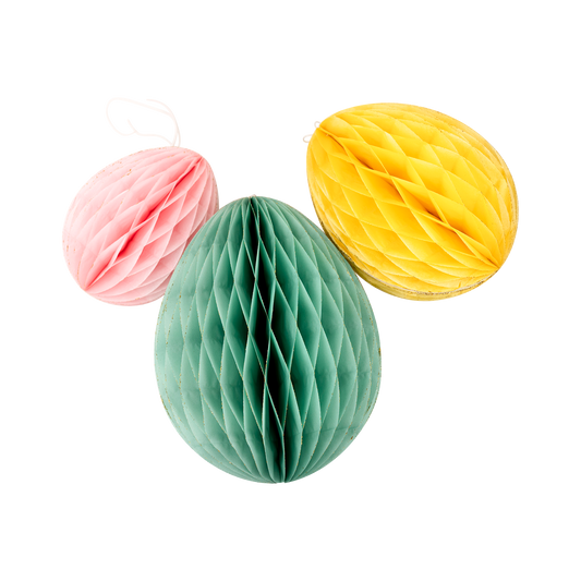 VES1008 - Vintage Easter honeycomb eggs