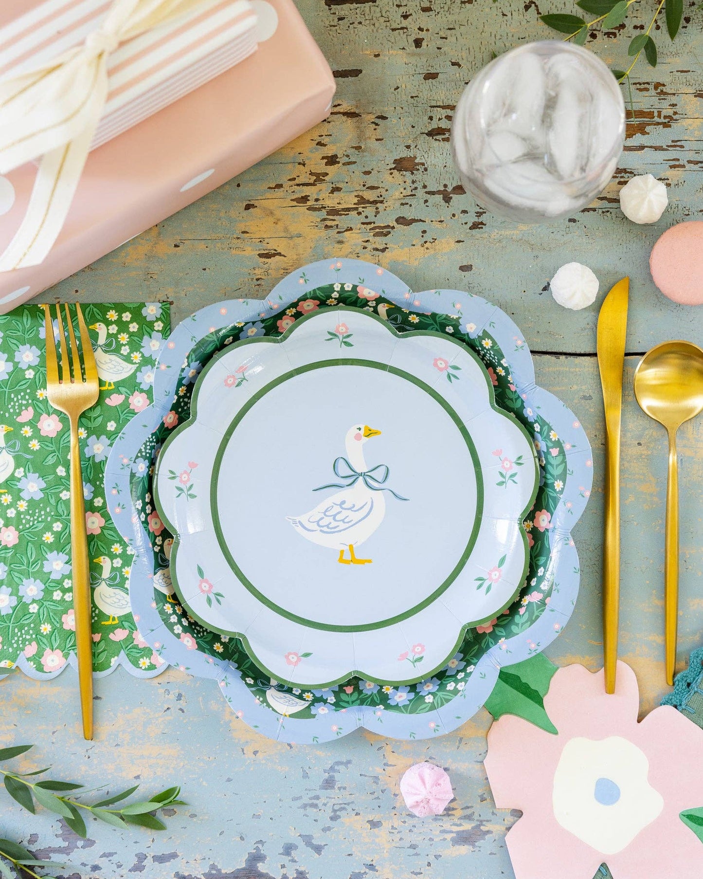 GAR1239 - Goose Pattern Dinner Napkin