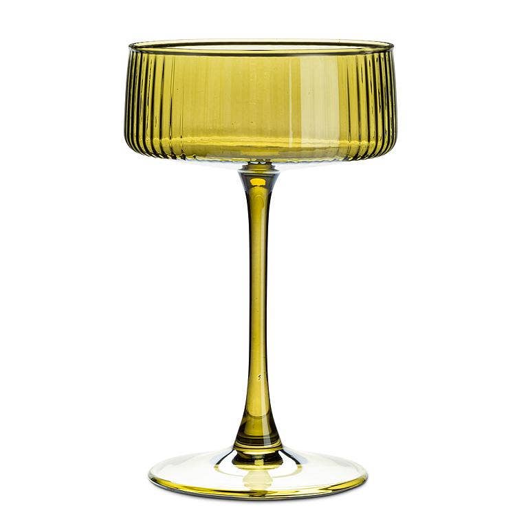 Lustre Tight Optic Cocktail Coupe- Assorted-6.5"H(9oz)