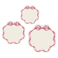 Hester & Cook Pink Bow Serving Papers