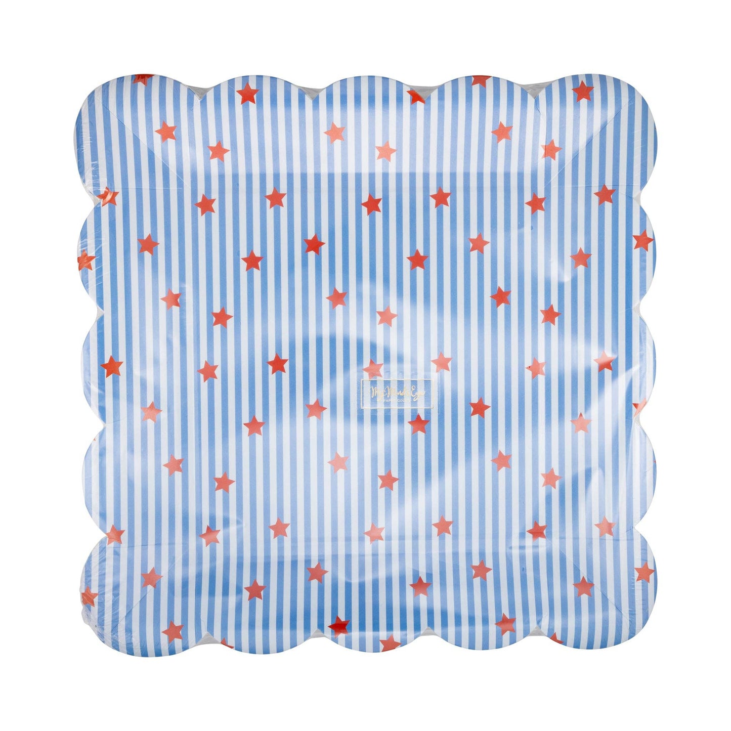 USA1242 - Stripes and Stars Paper Plate - 10"
