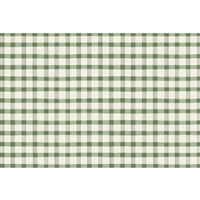 Hester & Cook Dark Green Check Painted Placemat
