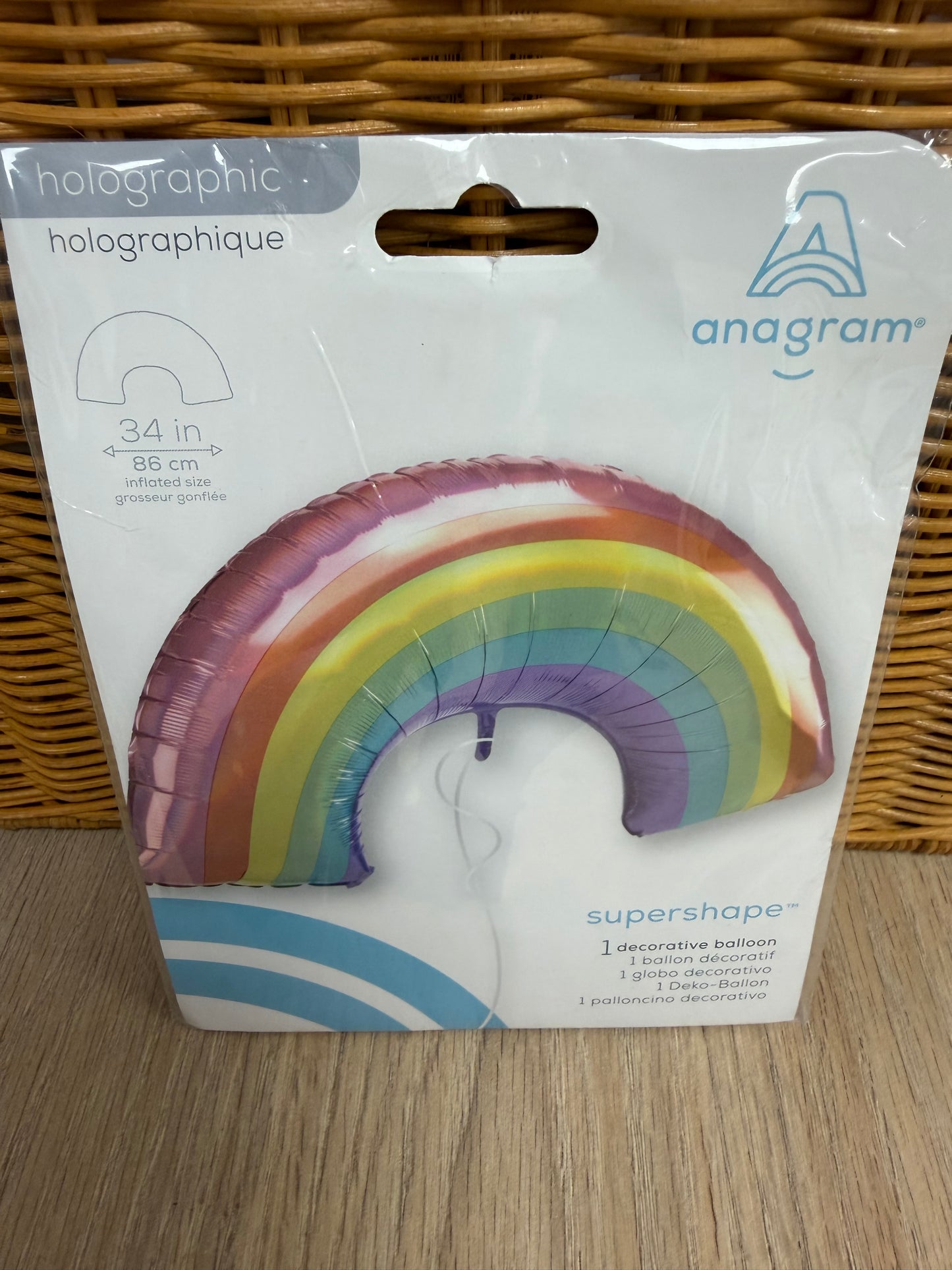 Rainbow balloon
