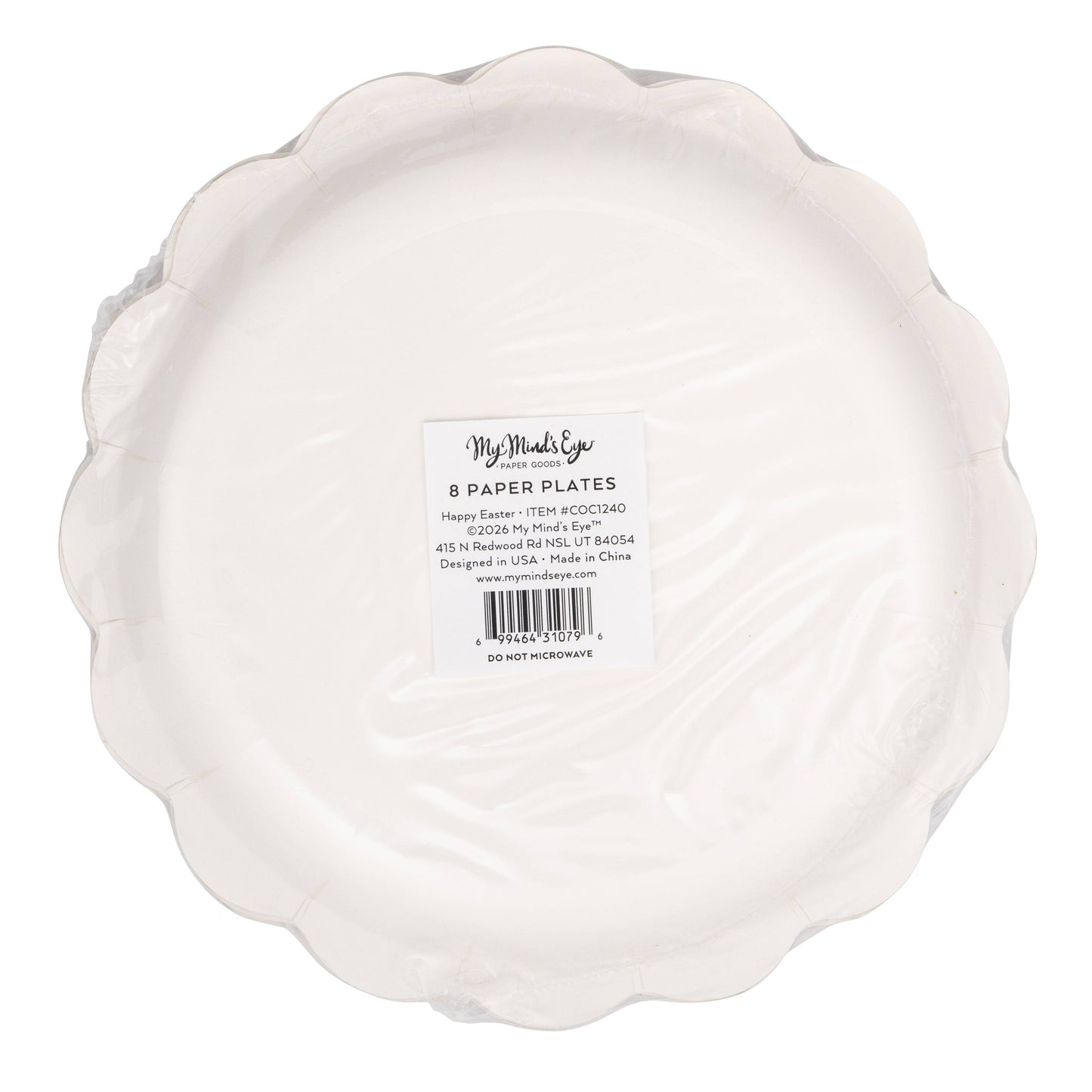 COC1240 - Happy Easter Bunny 8" Plate