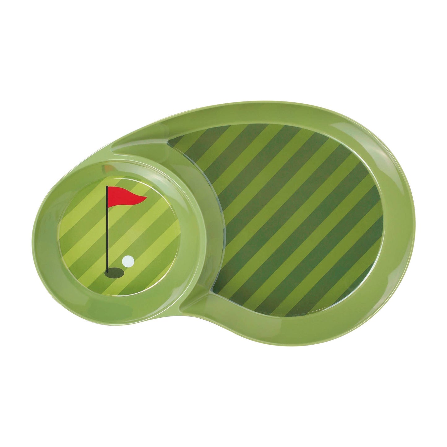 16" Golf-Themed Melamine Chip and Dip Platter