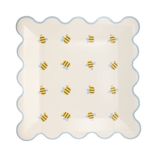 PLPL2161 - Bees Paper Plate (8ct)