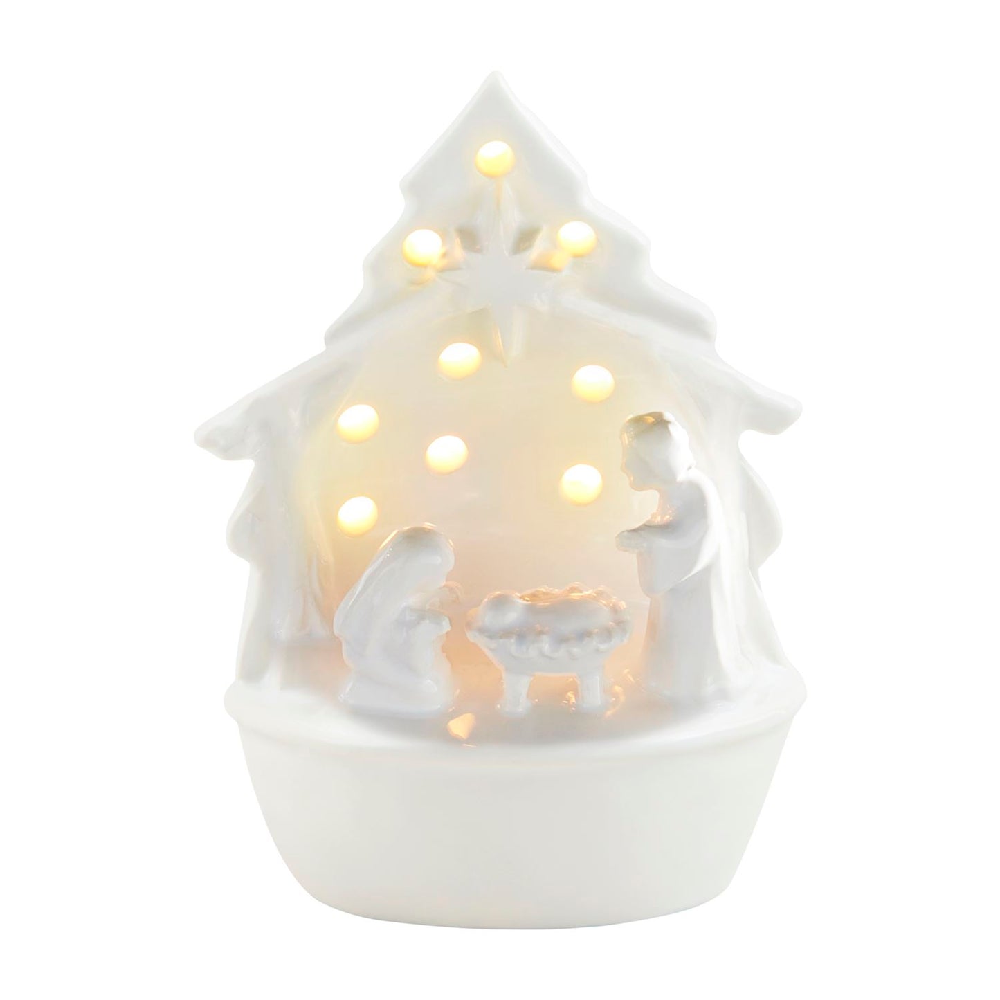 Mud Pie Nativity LED Sitter