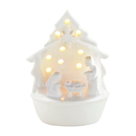 Mud Pie Nativity LED Sitter