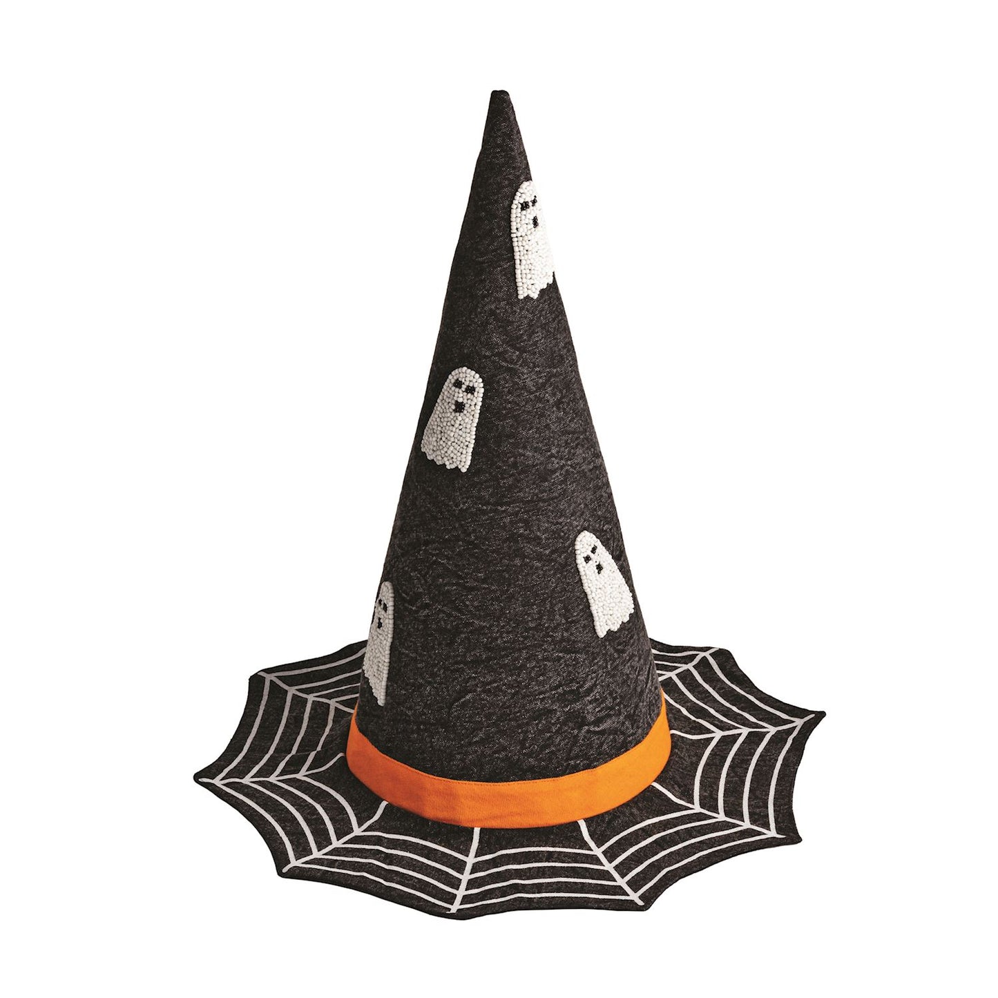Mud Pie Large Beaded Witch Hat Sitter
