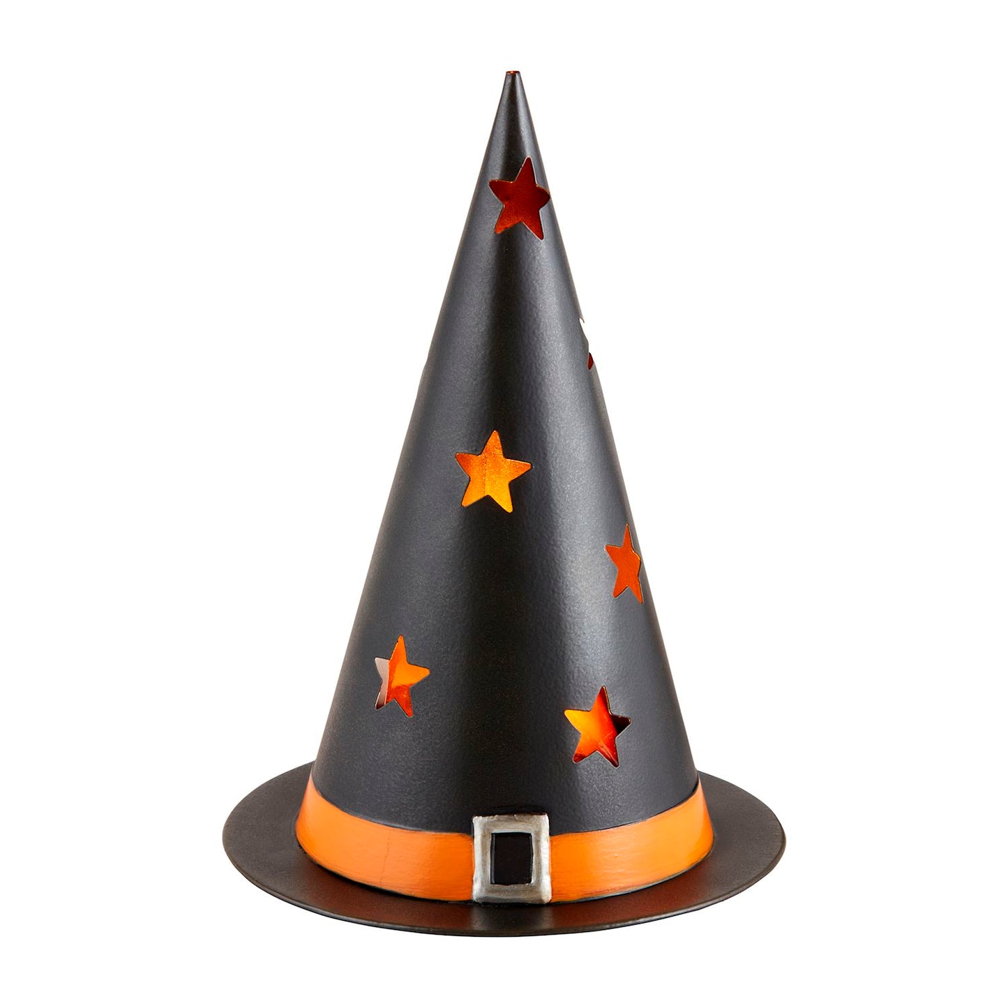 Mud Pie Witch Hat Tin Lantern