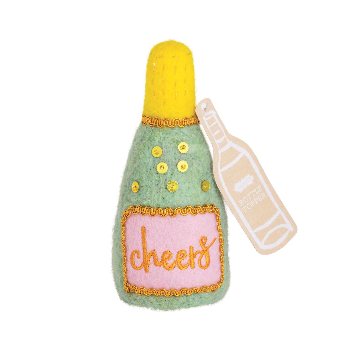 Mud Pie Bottle Birthday Bottle Topper