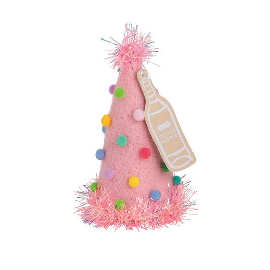 Mud Pie Birthday Hat Bottle Topper