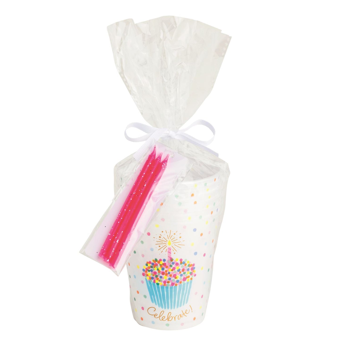Mud Pie Cupcake Birthday Plastic Cup