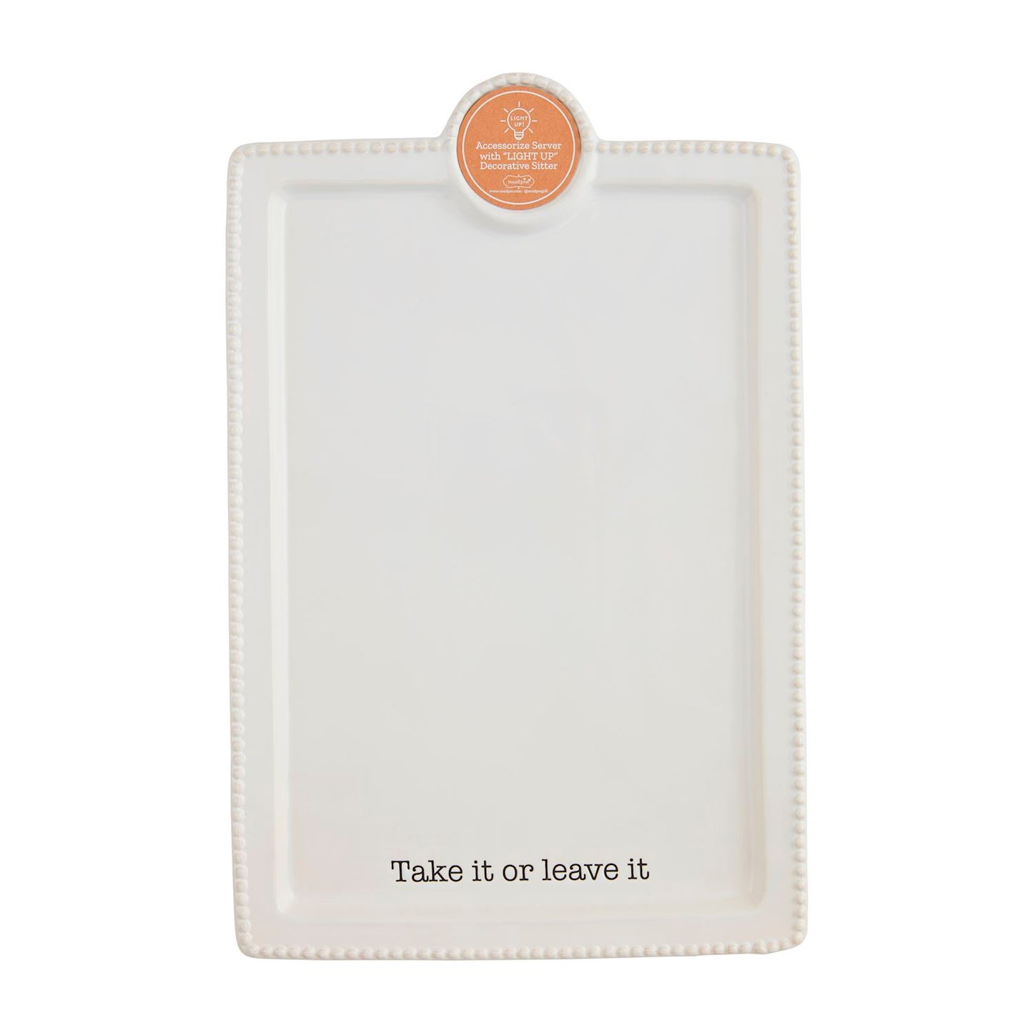 Mud Pie Take It Or Leave It Accessory Platter