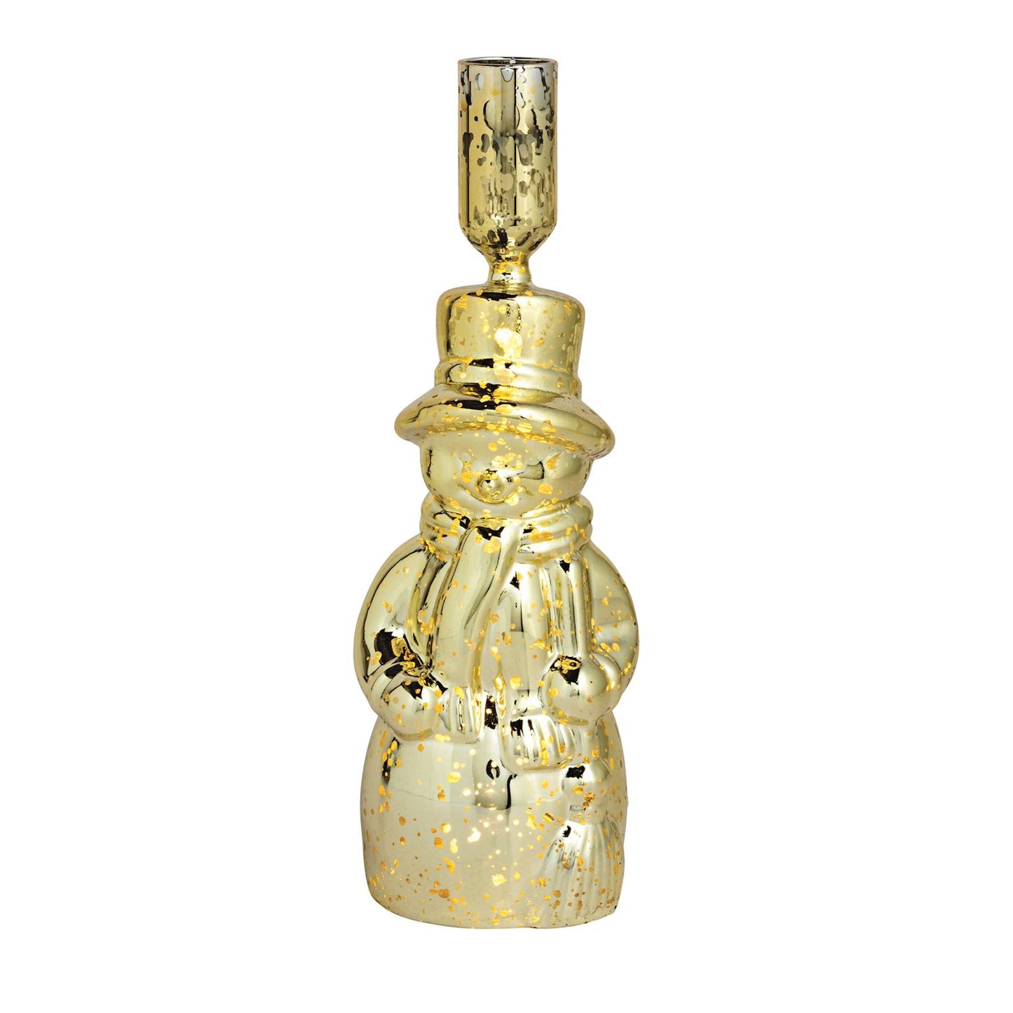 Mud Pie Large Snowman Taper Holder