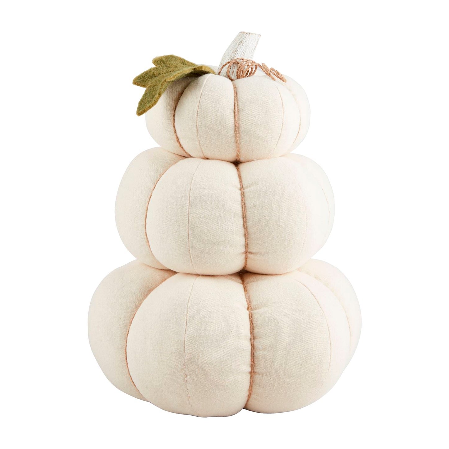 Mud Pie Cream Stacked Pumpkins
