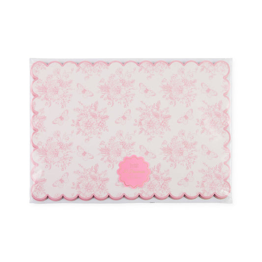 30pk Paper Placemats - Floral