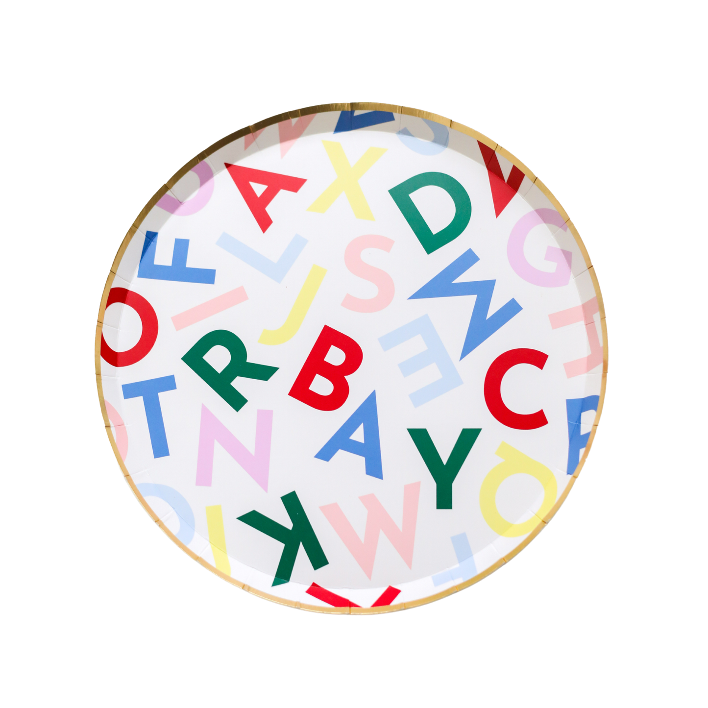 Alphabet Soup Small Plates, 8.25 in. (Set of 8)