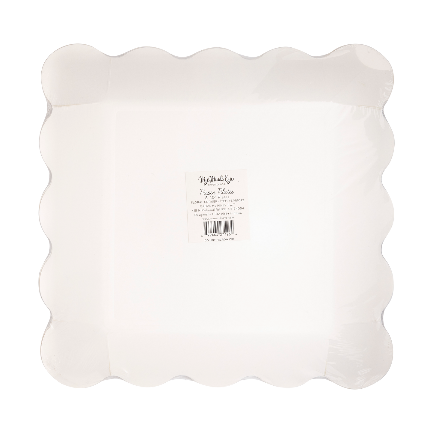SPR1042 - Floral Corner Plate